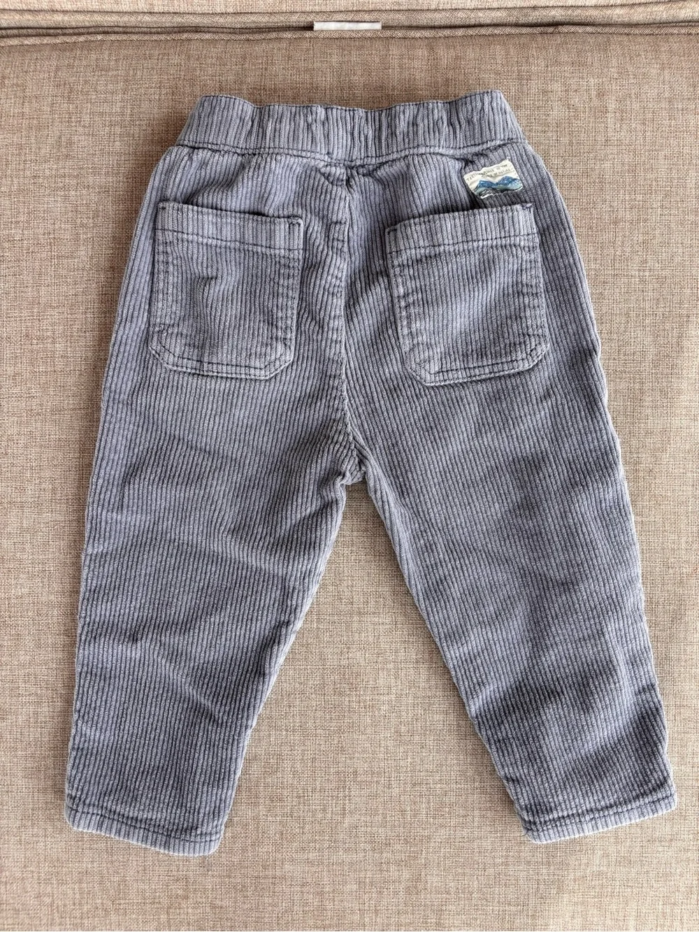 Zara Light Blue Corduroy Pants